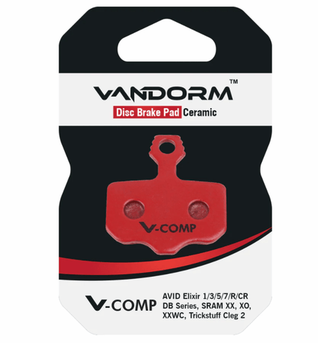 Vandorm V-COMP Ceramic Compound Disc Brake Pads - Avid Elixir, Sram XX, Trickstuff