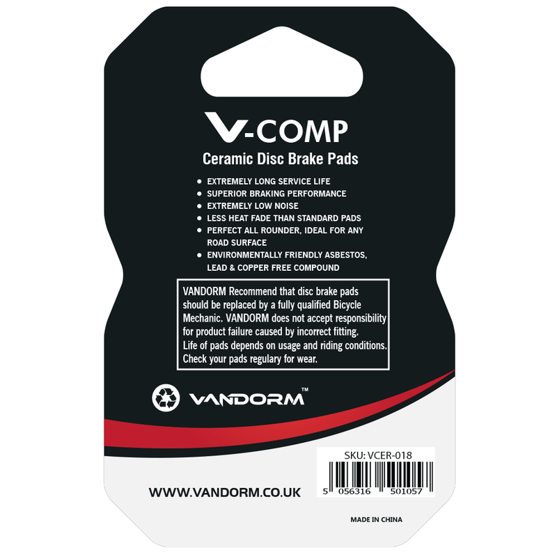 Load image into Gallery viewer, Vandorm V-COMP Ceramic Compound Disc Brake Pads - Shimano Saint, TRP

