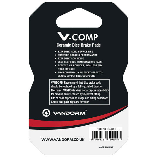 Vandorm V-COMP Ceramic Compound Disc Brake Pads - Shimano Ultegra