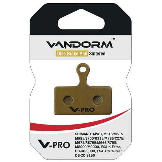 Vandorm V-PRO SINTERED COMPOUND Disc Brake Pads - Shimano G01S G02S G03S, FSA,