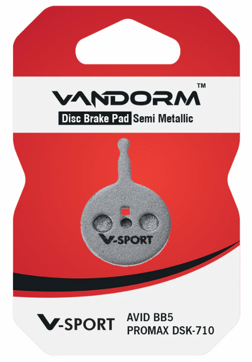 Vandorm V-SPORT SEMI METALIC Disc Brake Pads - AVID BB5, Promax