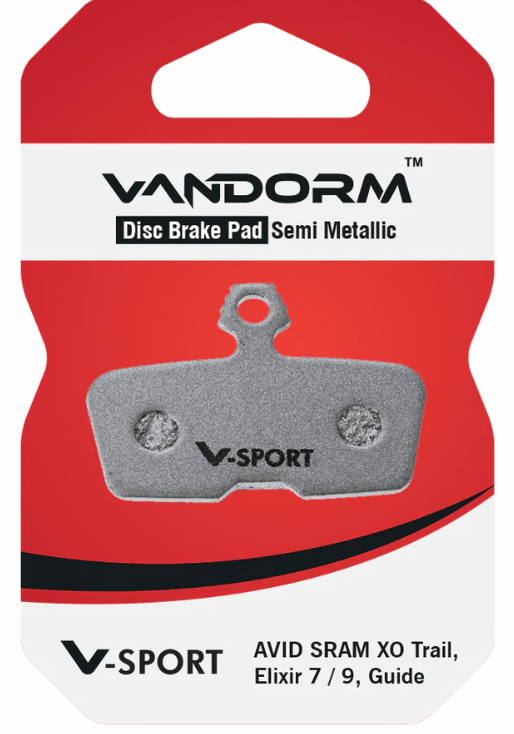 Vandorm V-SPORT Semi Metalic Disc Brake Pads - Avid Code Guide