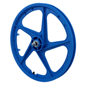 Vandorm 20" BMX Mag Wheel - 5 Spoke Aero - Front - BLUE