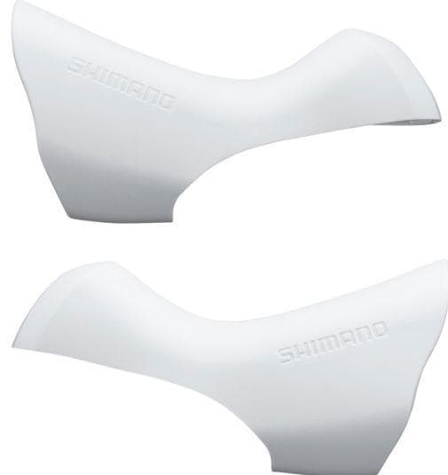 Load image into Gallery viewer, Shimano Spares ST-6800 bracket covers; white pair
