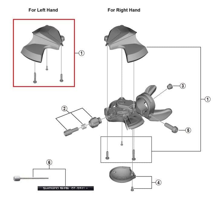 Load image into Gallery viewer, Shimano Altus SL-M2000 Indicator Unit - Left - Y0BY98010
