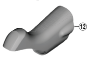 Shimano Spares ST-R8000 / ST-R7000 bracket cover pair