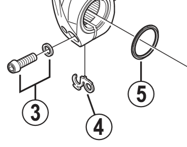 Shimano Spares FC-M610 plate pin