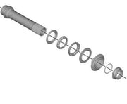 Shimano SLX HB-M7010-B Complete Hub Axle - Y2AS98010