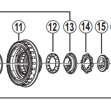 Shimano Spares SG-8R31 right hand cone with seal