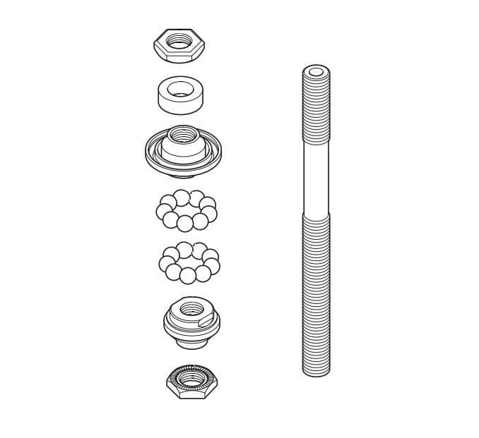 Load image into Gallery viewer, Shimano Sora FH-3500 Rear Complete Hub Axle 141mm - Y3E098010
