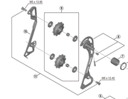 Shimano Spares RD-T6000 inner plate