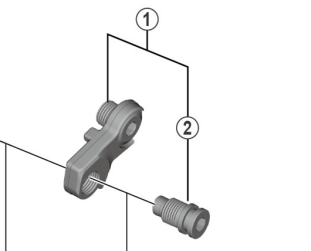 Shimano Spares RD-R8000 bracket axle unit