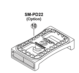 Shimano Spares SM-PD22 reflector unit; pair