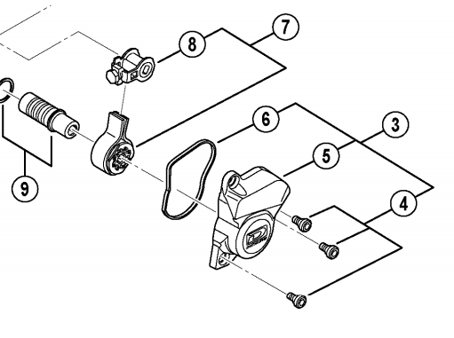 Shimano Spares RD-M615 P-cover unit