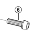Shimano Spares FD-9000 clamp bolt; M5 x 15 mm