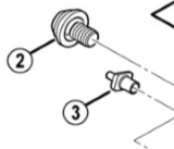 Shimano Spares FD-6800 cable fixing bolt unit