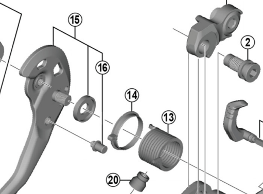 Shimano Spares RD-M9050 P-seal ring