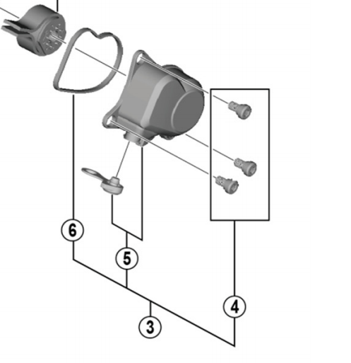 Shimano Spares RD-M9050 P-cover unit