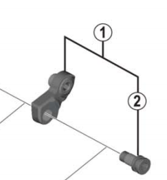Shimano Spares RD-M9000 bracket axle unit for normal type