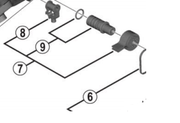 Shimano Spares RD-M9000 P-axle unit and O-ring