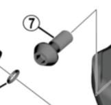 Shimano Spares FD-M9020d clamp bolt; M6 x 16 mm