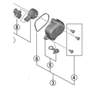 Shimano Spares RD-M8000 P-cover packing