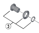 Shimano Spares FD-M8025-D cable fixing bolt unit; M6 x 9.2 mm
