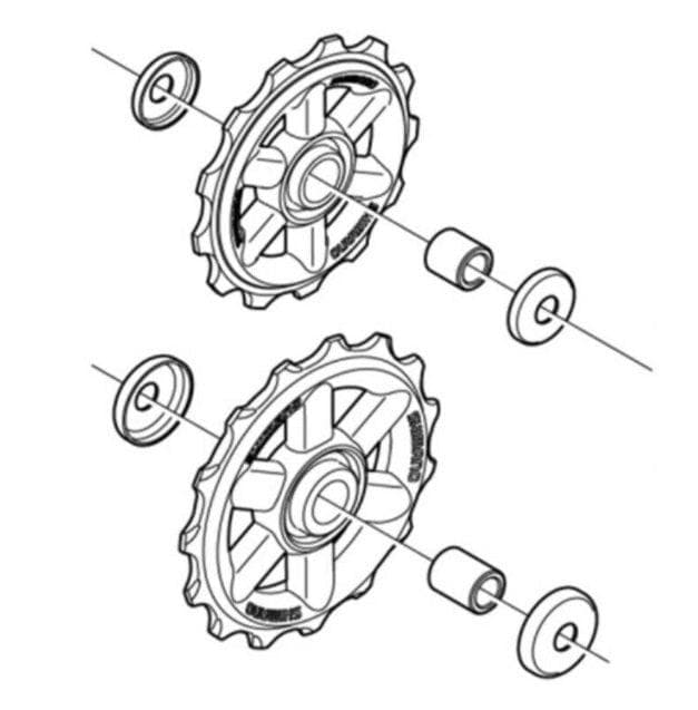 Shimano Spares RD-M310 tension and guide pulley set