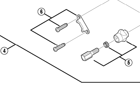 Shimano Spares RD-M430 cable adjusting bolt unit