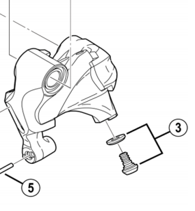 Load image into Gallery viewer, Shimano Spares RD-6800 cable fixing bolt and plate
