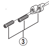 Shimano Spares RD-6870 stroke adjusting bolts and plate