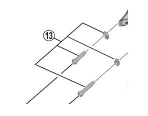 Shimano Spares RD-M7000-11 stroke adjusting screws and plate