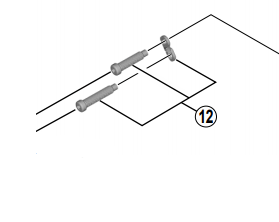 Shimano Spares RD-M7000-10 stroke adjusting screws and plate