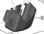 Shimano Spares BM-E6010 lower case assembly