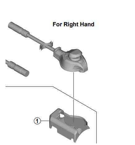 Load image into Gallery viewer, Shimano Spares SW-R9150 adapter A; round type; right hand
