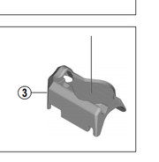 Shimano Spares SW-R9150 adapter B; aero type; right hand