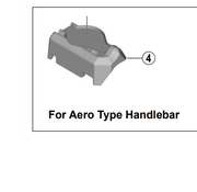 Shimano Spares SW-R9150 adapter B; aero type; left hand
