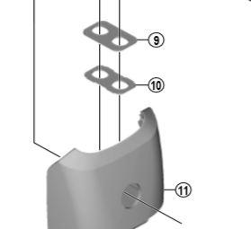 Shimano Spares BM-E8010 rubber lower case