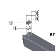 Shimano Spares BT-E8020 frame CG port cap
