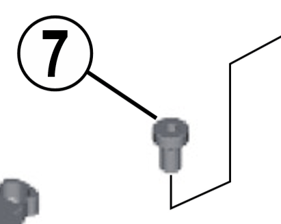 Shimano Spares BM-E8020 M8 bolt ratchet