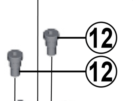 Shimano Spares BM-E8020 M8 bolt lower frame