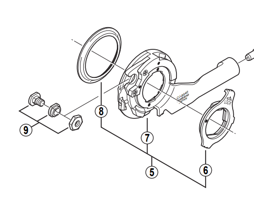 Shimano Spares CJ-8S40 cassette joint unit