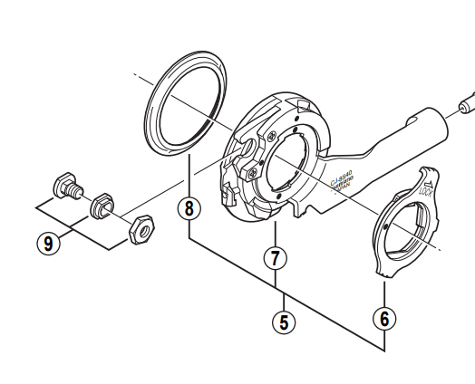 Load image into Gallery viewer, Shimano Spares CJ-8S40 cassette joint unit
