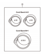 Shimano Spares SW-E6000 cord band unit