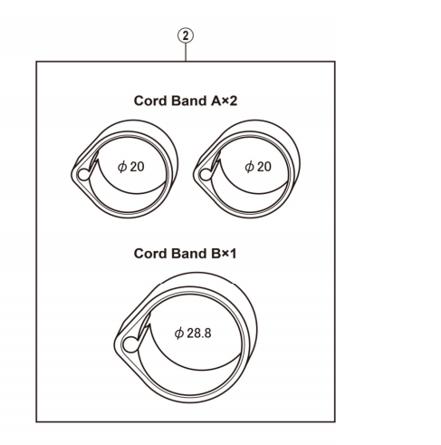 Shimano Spares SW-E6000 cord band unit