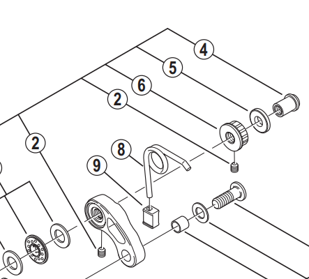 Shimano Spares BR-6700 spacer-R; 2 mm
