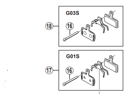 Shimano Spares BR-M666 split pin