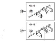 Shimano Spares BR-M666 split pin