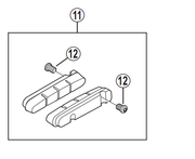 Shimano Spares BR-9000 fixing bolt; M4 x 5.5 mm