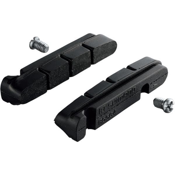 Shimano Spares R55C4 cartridge pad inserts for carbon rim; pair